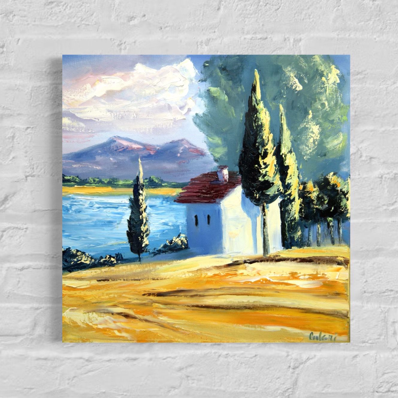 “Lonely House by the Lake – Serenity and Nature in Harmony”