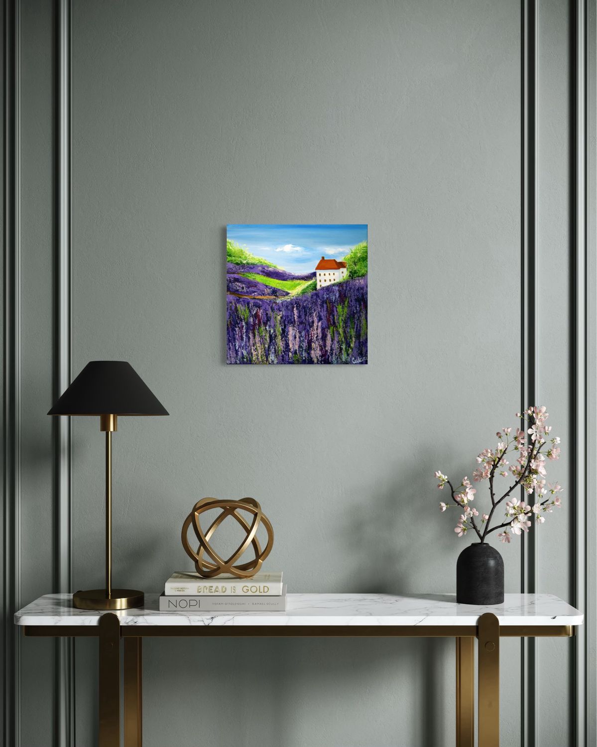 “Lavender Field – Blossoming Dreams in Violet”