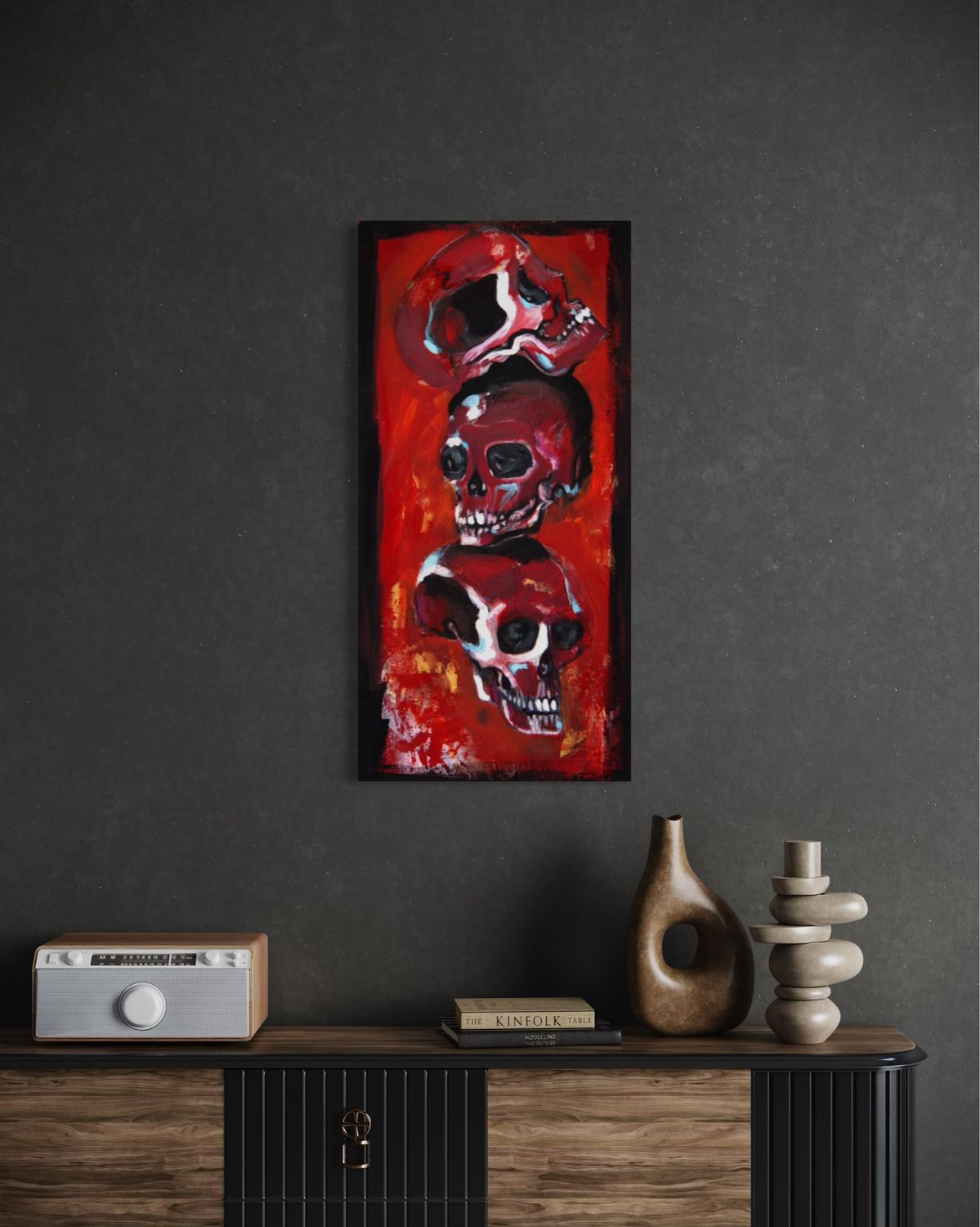 Skulls – Abstract Painting by Larissa Chupakhina (Culari) Skulls – Abstract Painting by Larissa Chupakhina (Culari)