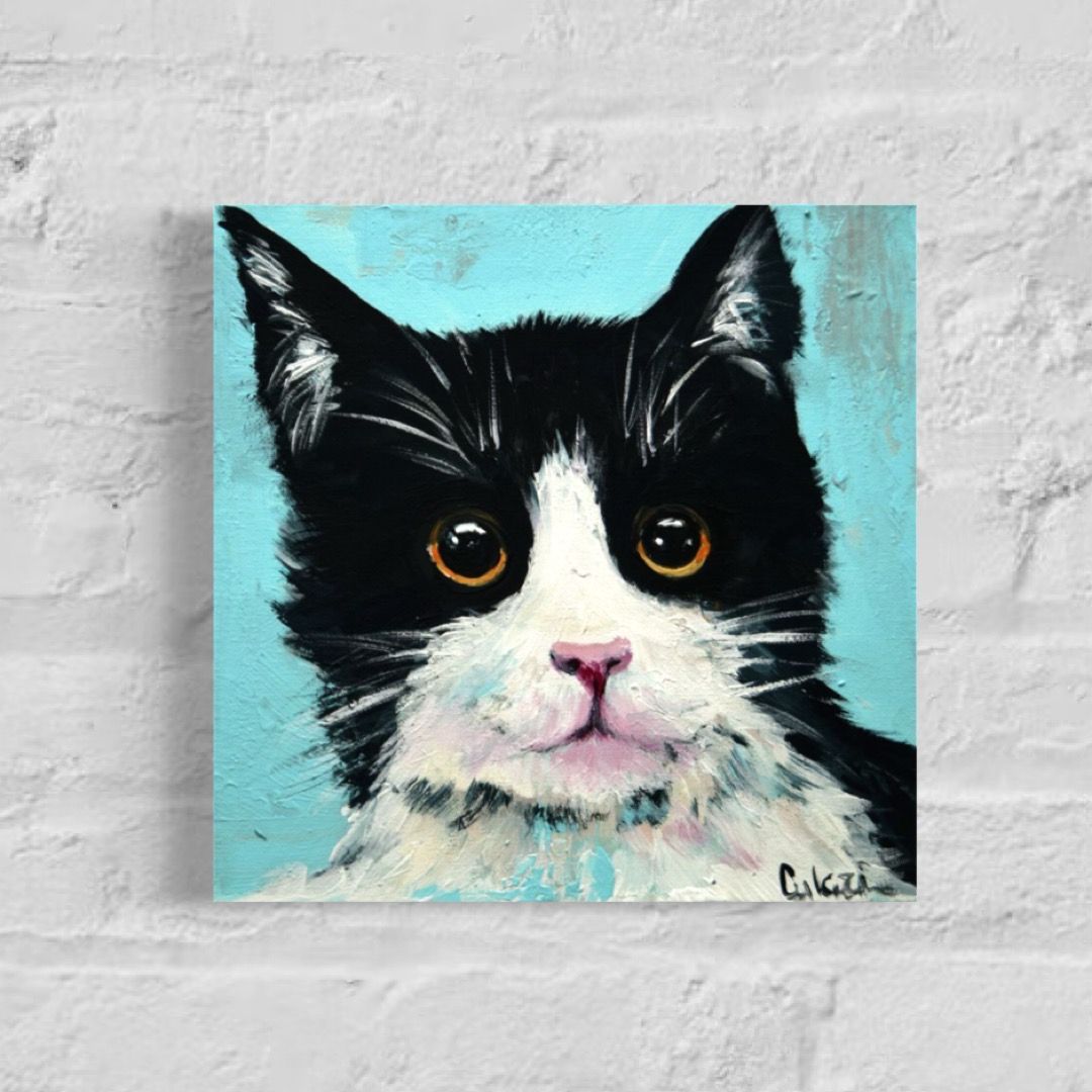 Portrait Cat – Abstract Elegance
