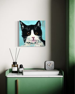 Portrait Cat – Abstract Elegance