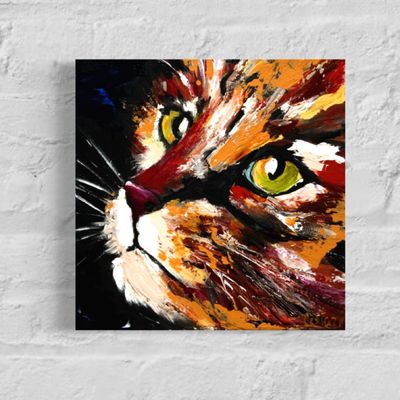 "Lonely Cat Soul – Abstract Melancholy" "Lonely Cat Soul – Abstract Melancholy"