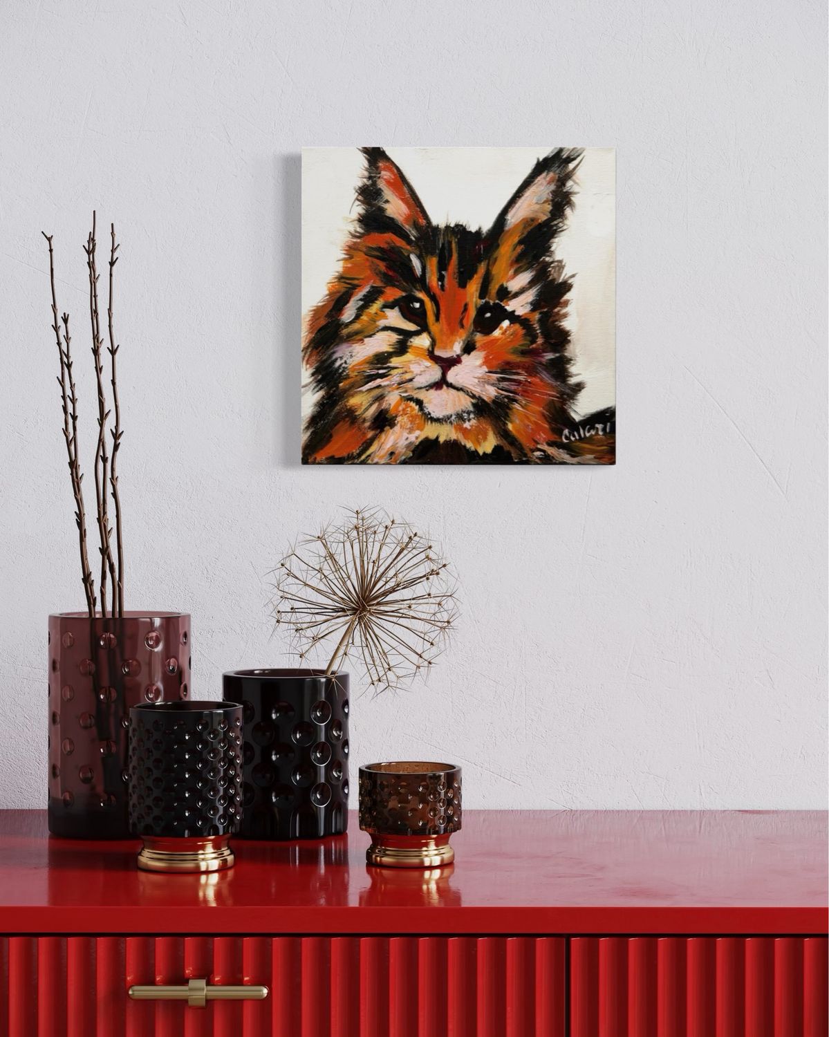 "Cat – Abstract Grace"