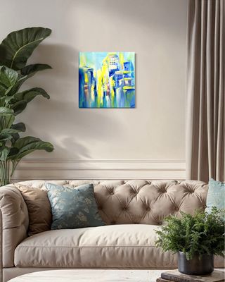 Abstract Painting - City