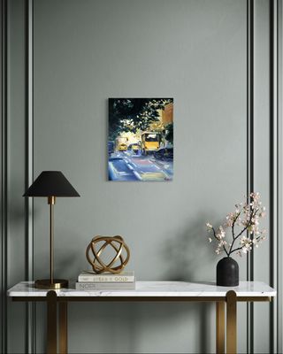 Urban Traffic – Painting by Chupakhina Larissa (Culari)
