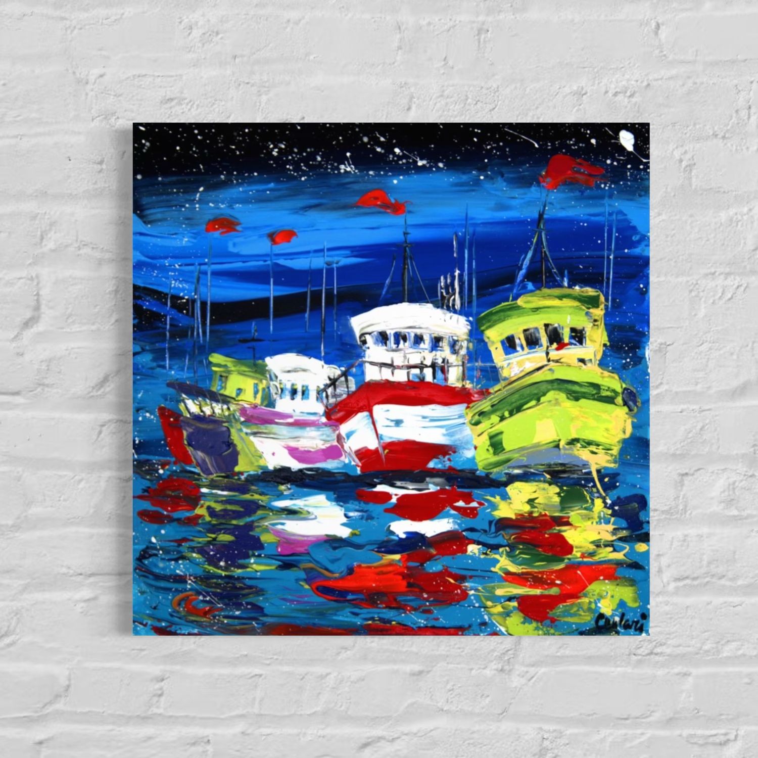 Ship on the Sea