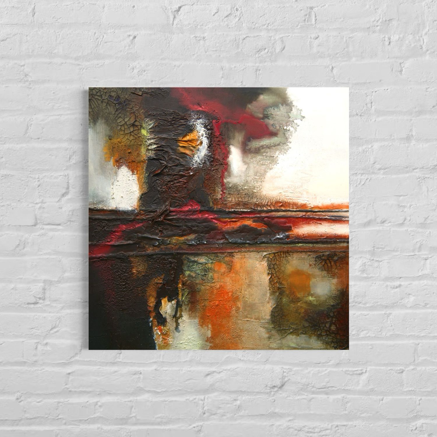 “Layers of Being” – Abstract Acrylic Painting by Larissa Chupakhina