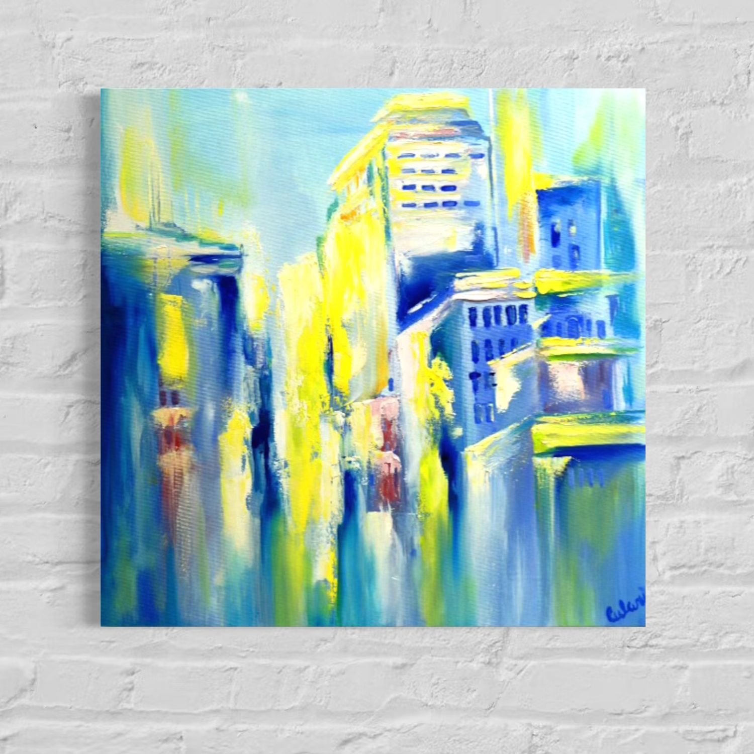 Abstract Painting - City