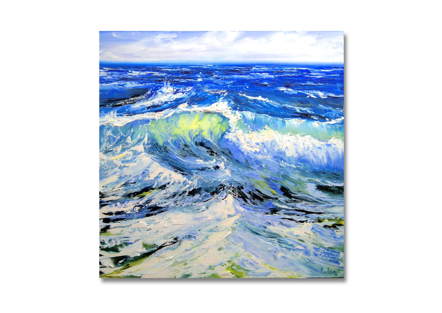 “Sea” – Impressionistic Depiction of Restless Vastness