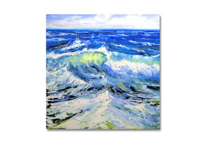 “Sea” – Impressionistic Depiction of Restless Vastness
