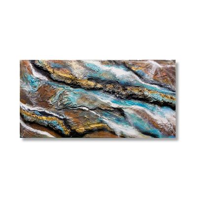 Abstract Waves - Hand-Painted Artwork with Unique Character Abstract Waves - Hand-Painted Artwork with Unique Character