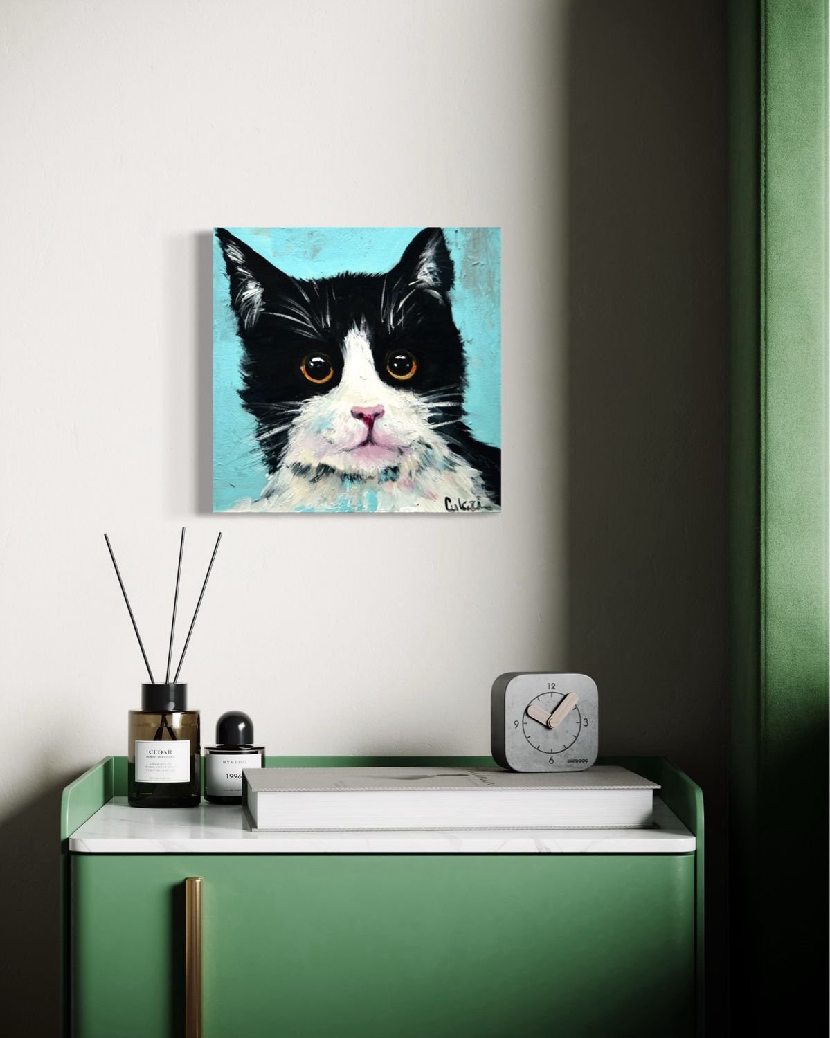 Portrait Cat – Abstract Elegance