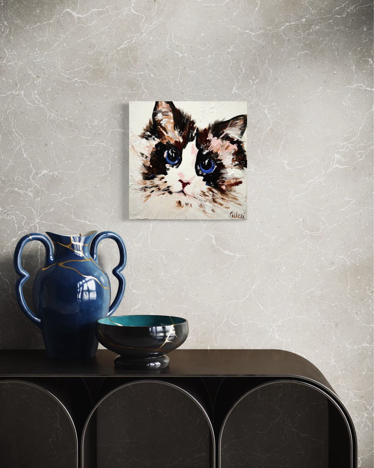 "Cat – Mysterious Abstraction"