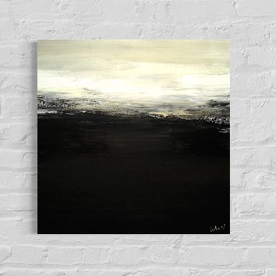 Monochrome Fantasy - Unique Abstract Art for Design Enthusiasts