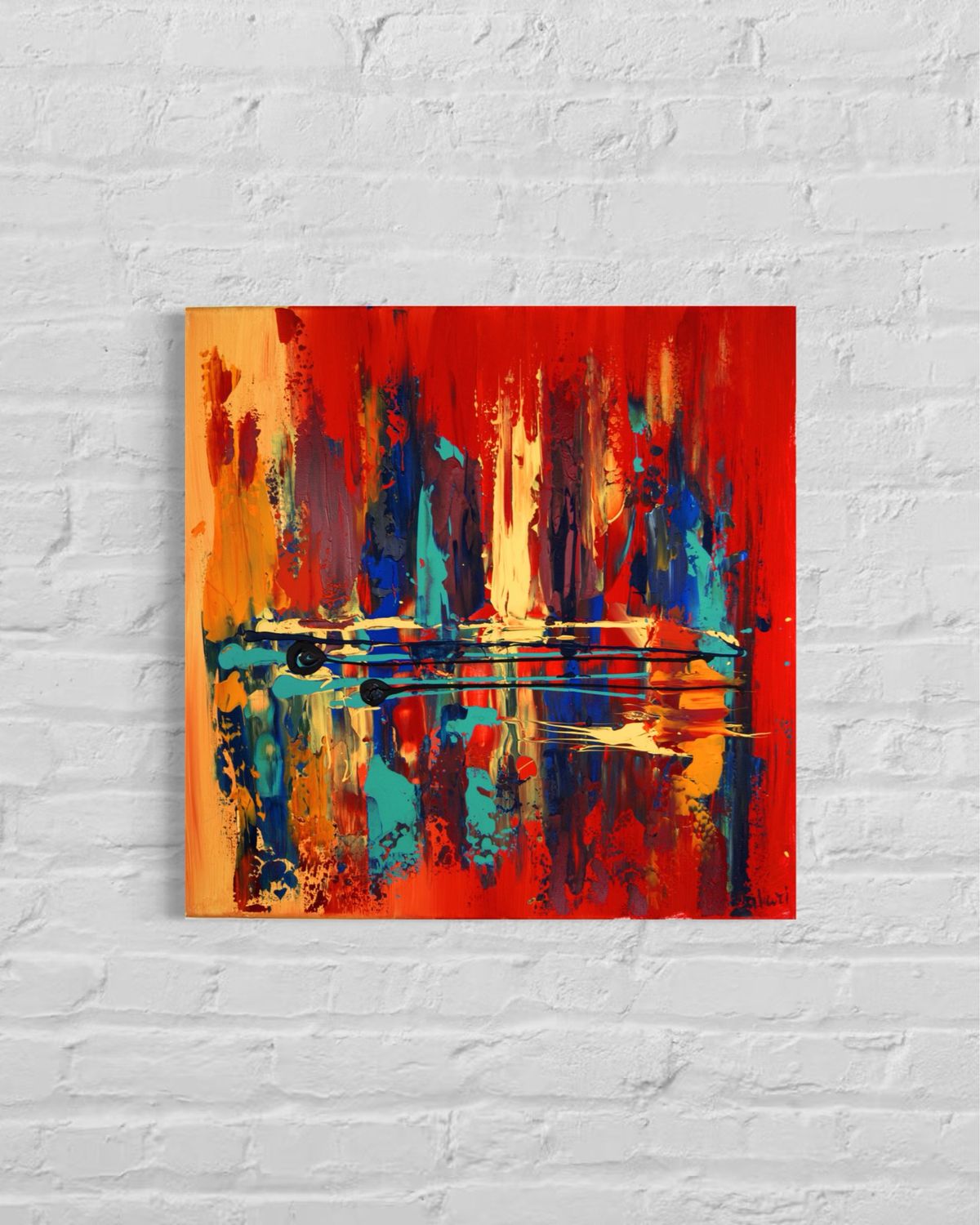 Composition - Abstract Art with Expression and Movement