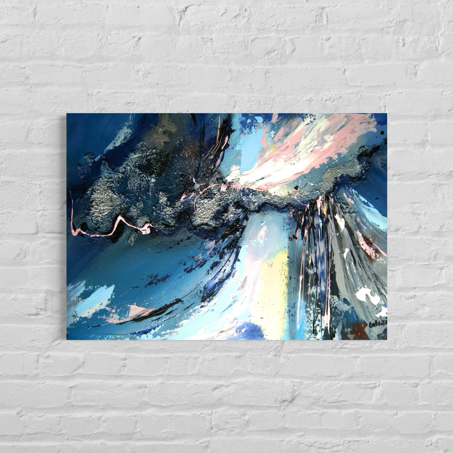 Abstract Fantasy Worlds - Color Explosions and Harmonious Gradients in Acrylic