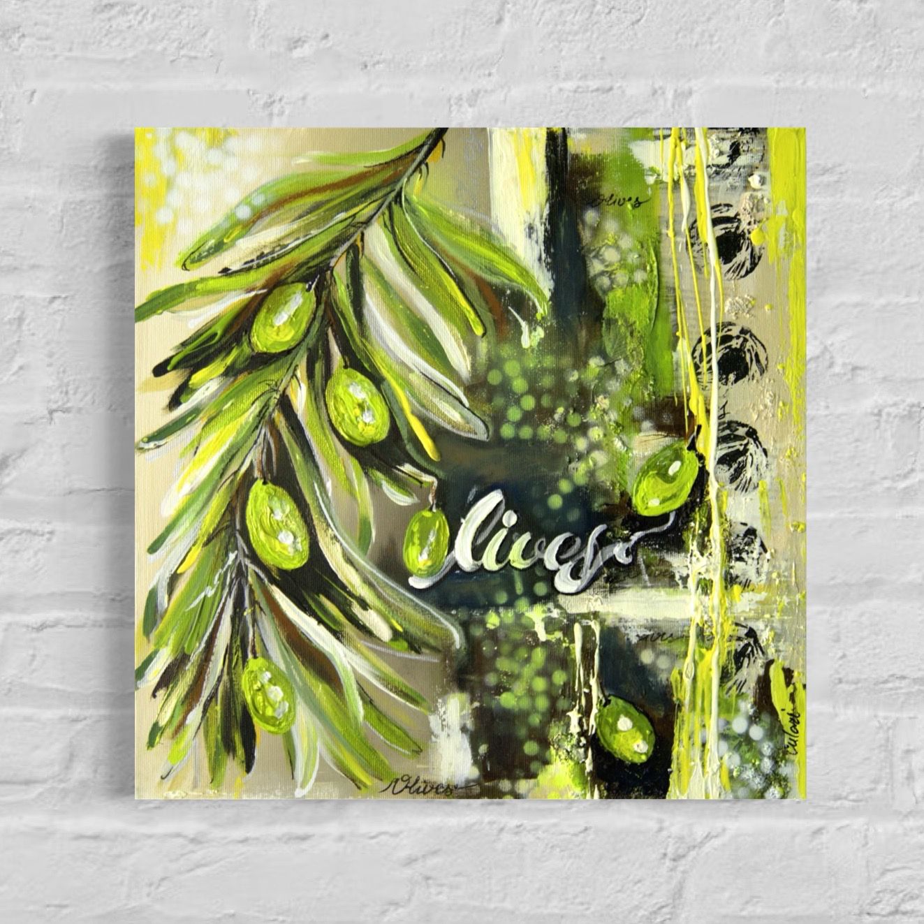 "Olives on the Branch – The Serenity of Nature in Detail"
