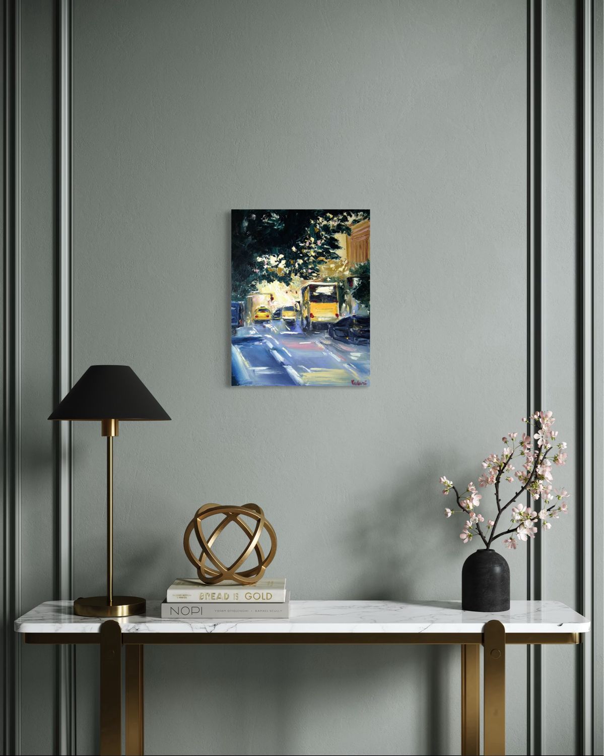Urban Traffic – Painting by Chupakhina Larissa (Culari)