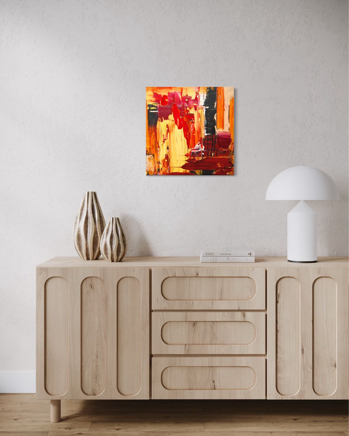 Tension Field - Abstract Acrylic Painting on Canvas