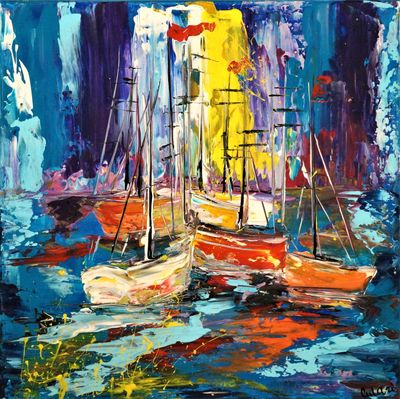 Modern Art on Canvas – Color, Movement & Emotion Modern Art on Canvas – Color, Movement & Emotion