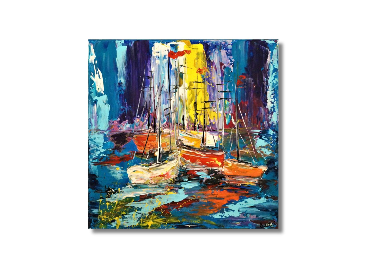Modern Art on Canvas – Color, Movement &amp; Emotion