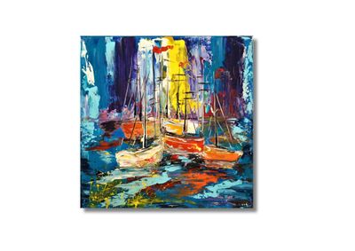 Modern Art on Canvas – Color, Movement & Emotion