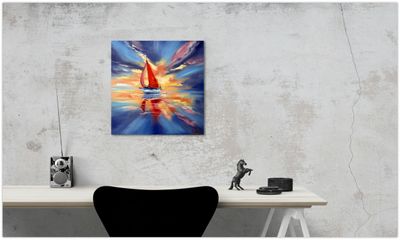 Modern Art on Canvas – Color, Movement & Emotion