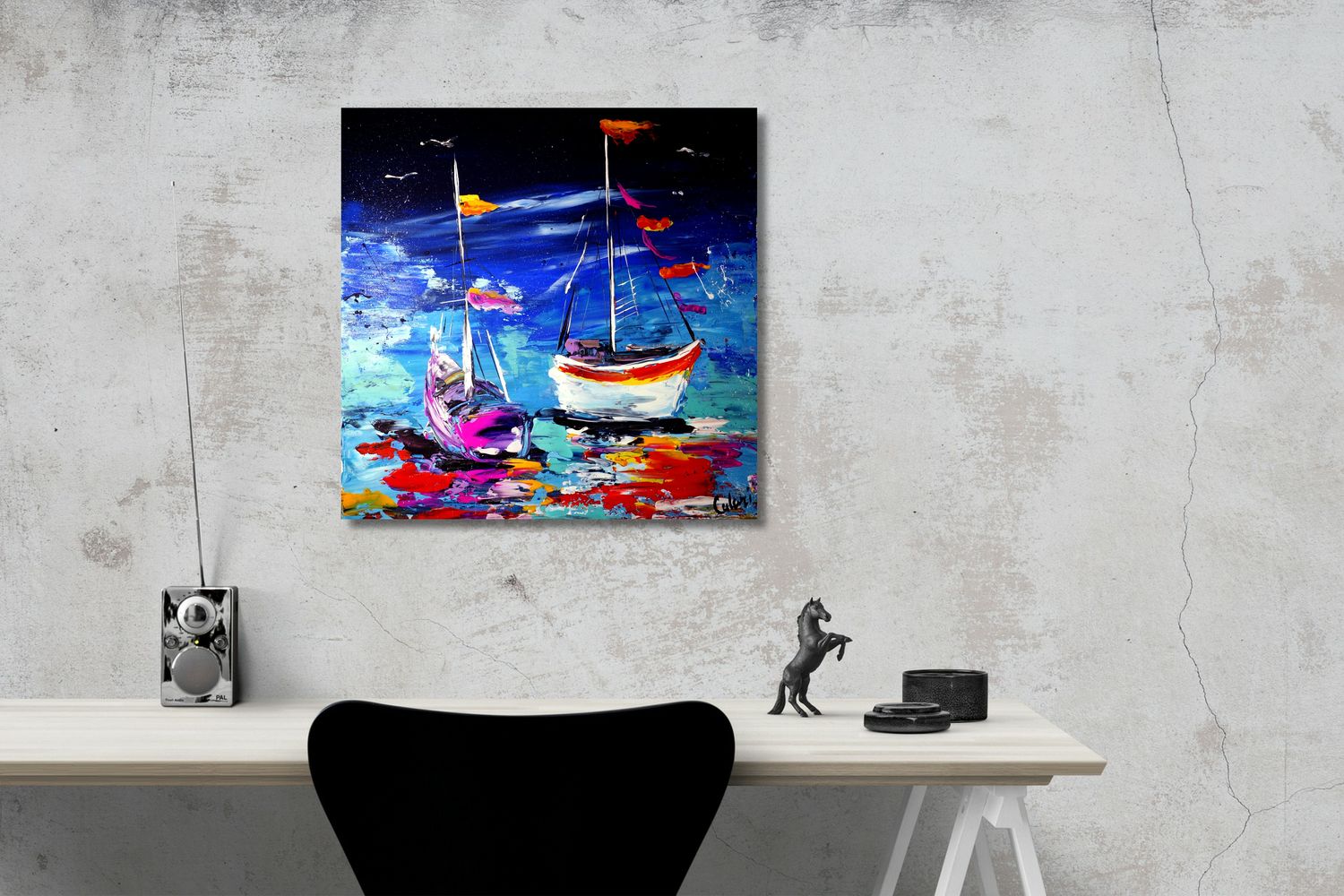 Modern Art on Canvas – Color, Movement &amp; Emotion