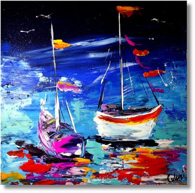 Modern Art on Canvas – Color, Movement &amp; Emotion