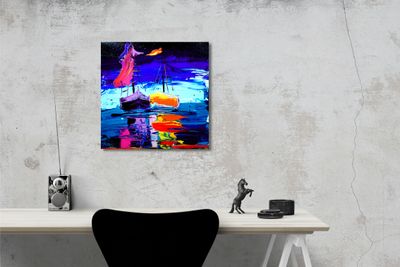 Modern Art on Canvas – Color, Movement & Emotion
