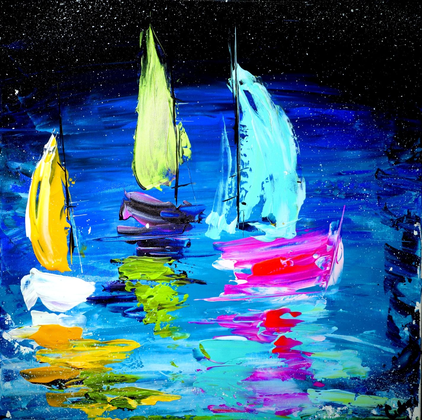 Modern Art on Canvas – Color, Movement &amp; Emotion