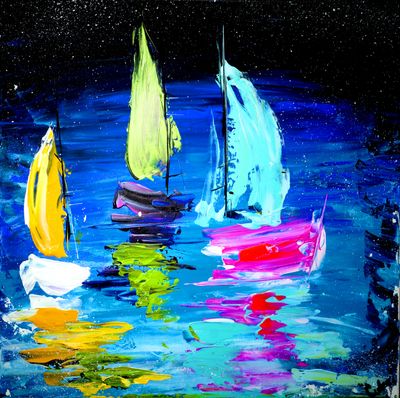 Modern Art on Canvas – Color, Movement &amp; Emotion