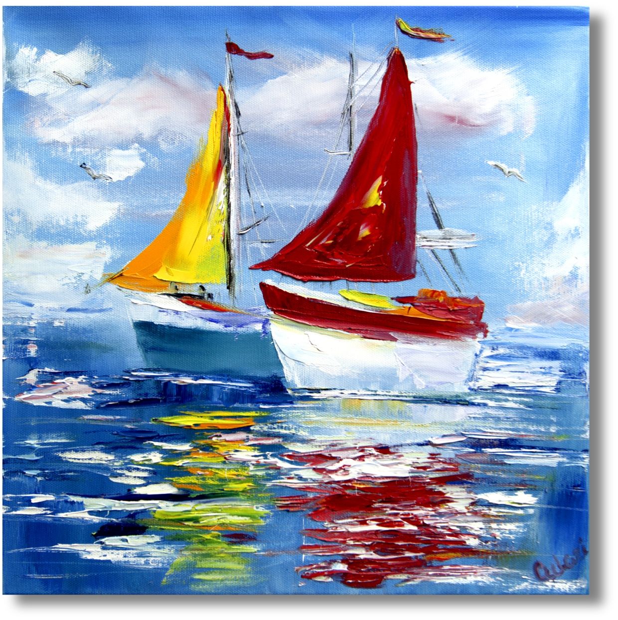 Modern Art on Canvas – Color, Movement &amp; Emotion