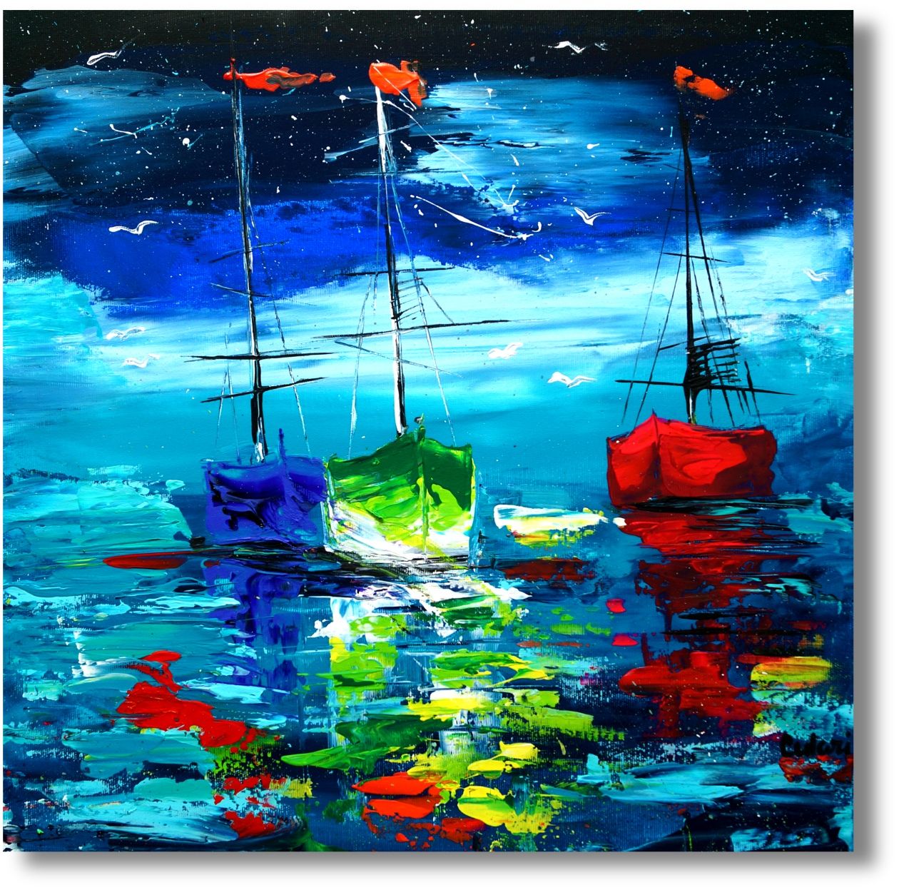 Modern Art on Canvas – Color, Movement &amp; Emotion