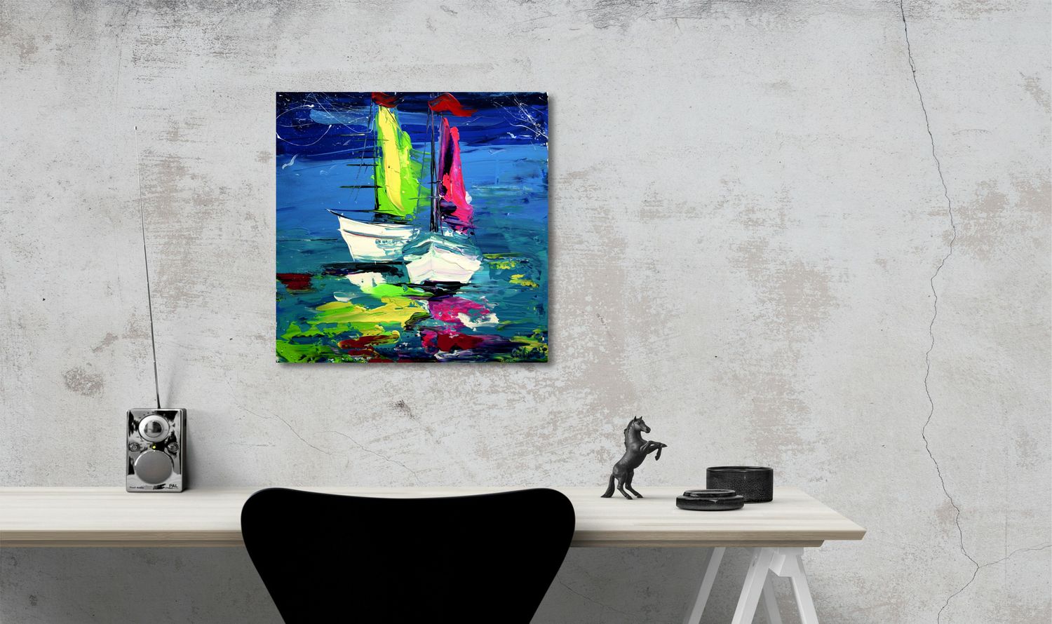 Modern Art on Canvas – Color, Movement &amp; Emotion