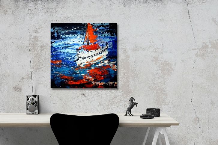 Modern Art on Canvas – Color, Movement &amp; Emotion