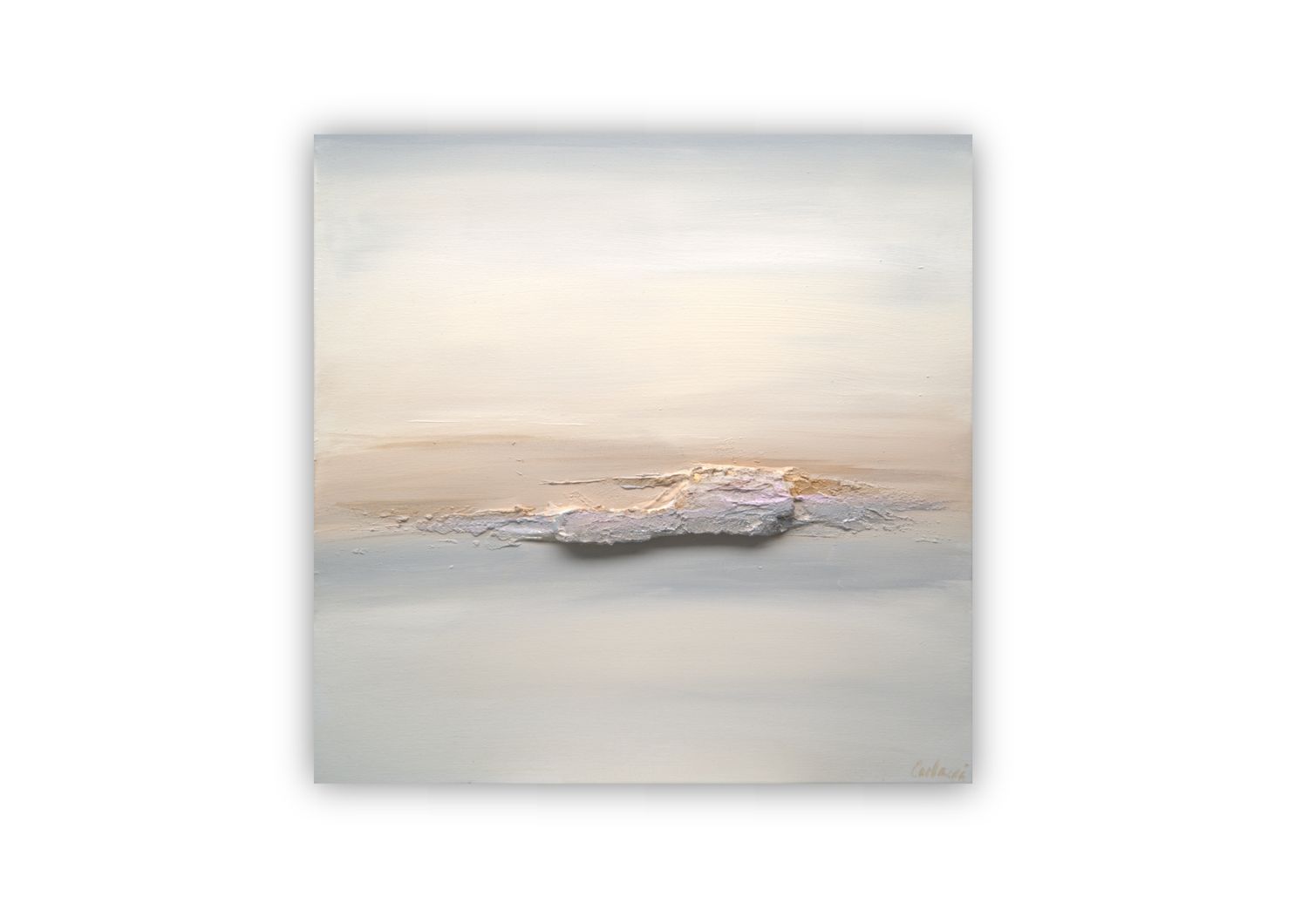 "Silence Over the Horizon" Abstract Art 