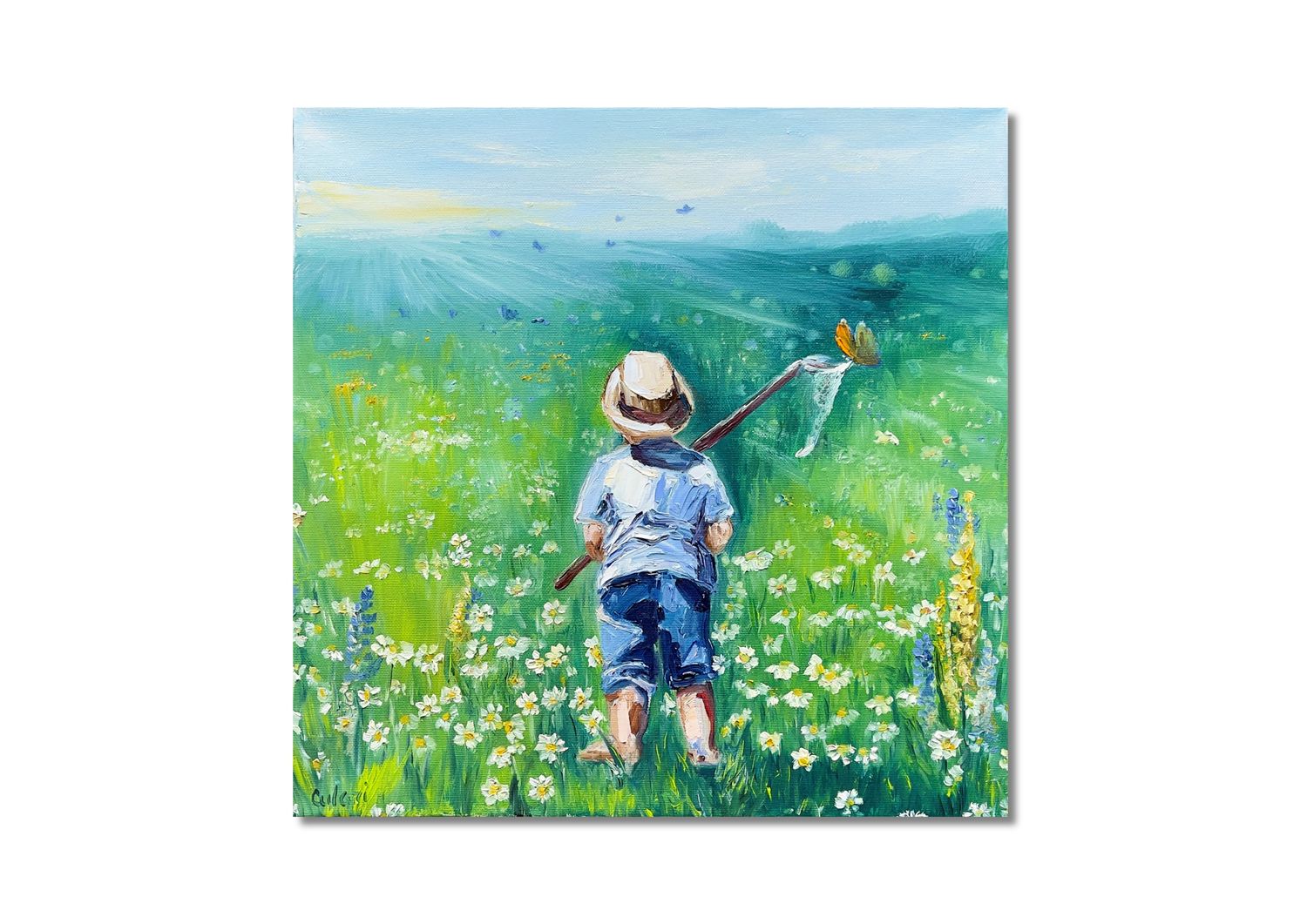 "Childhood Moment: The Butterfly Meadow"