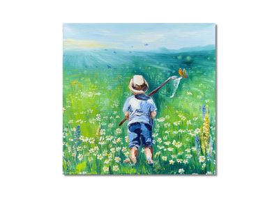 "Childhood Moment: The Butterfly Meadow" "Childhood Moment: The Butterfly Meadow"
