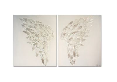 “Diptych: Angel Wings – Purity &amp; Light”