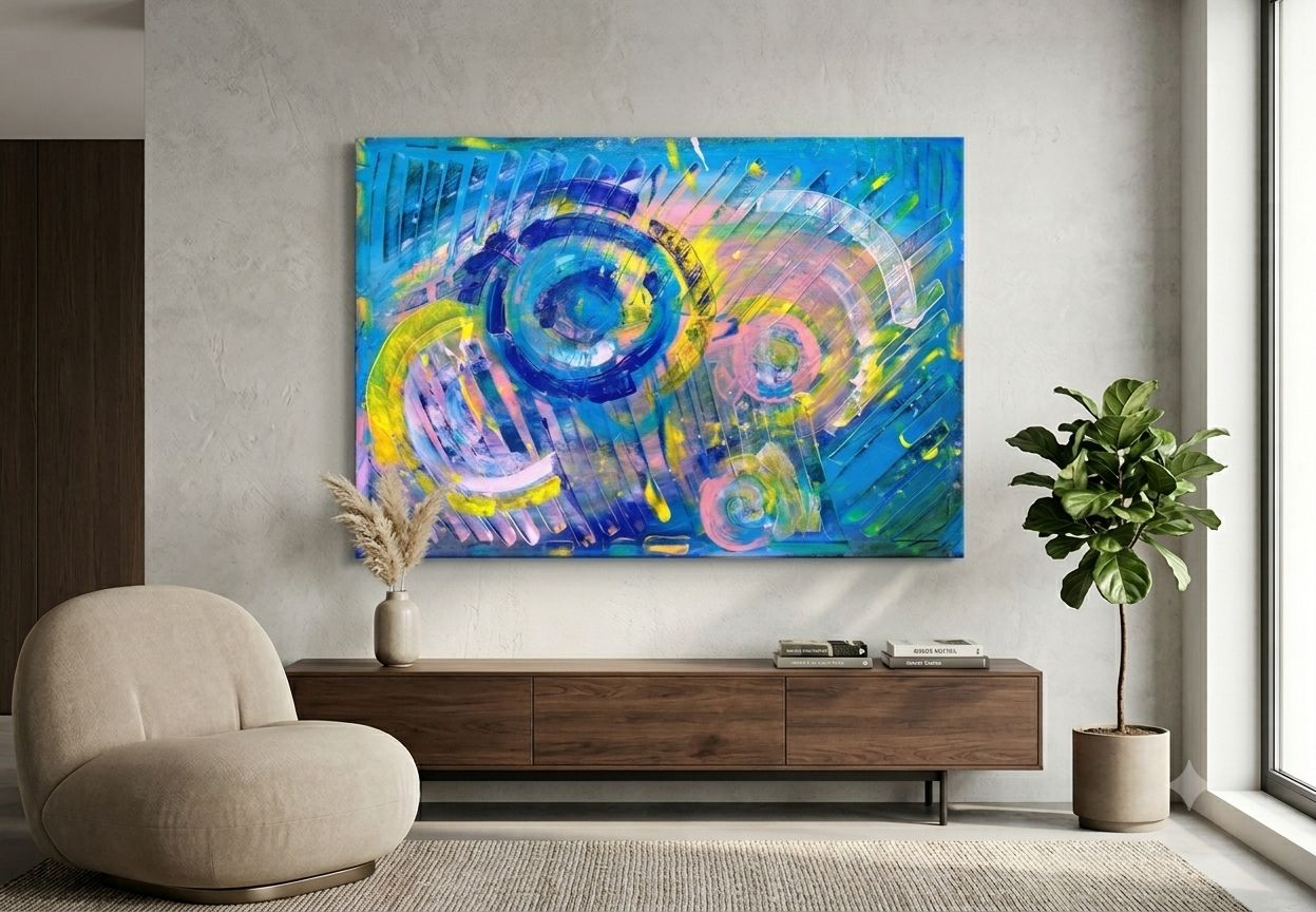 Abstract Art Canvas Print – Colors, Shapes &amp; Emotions