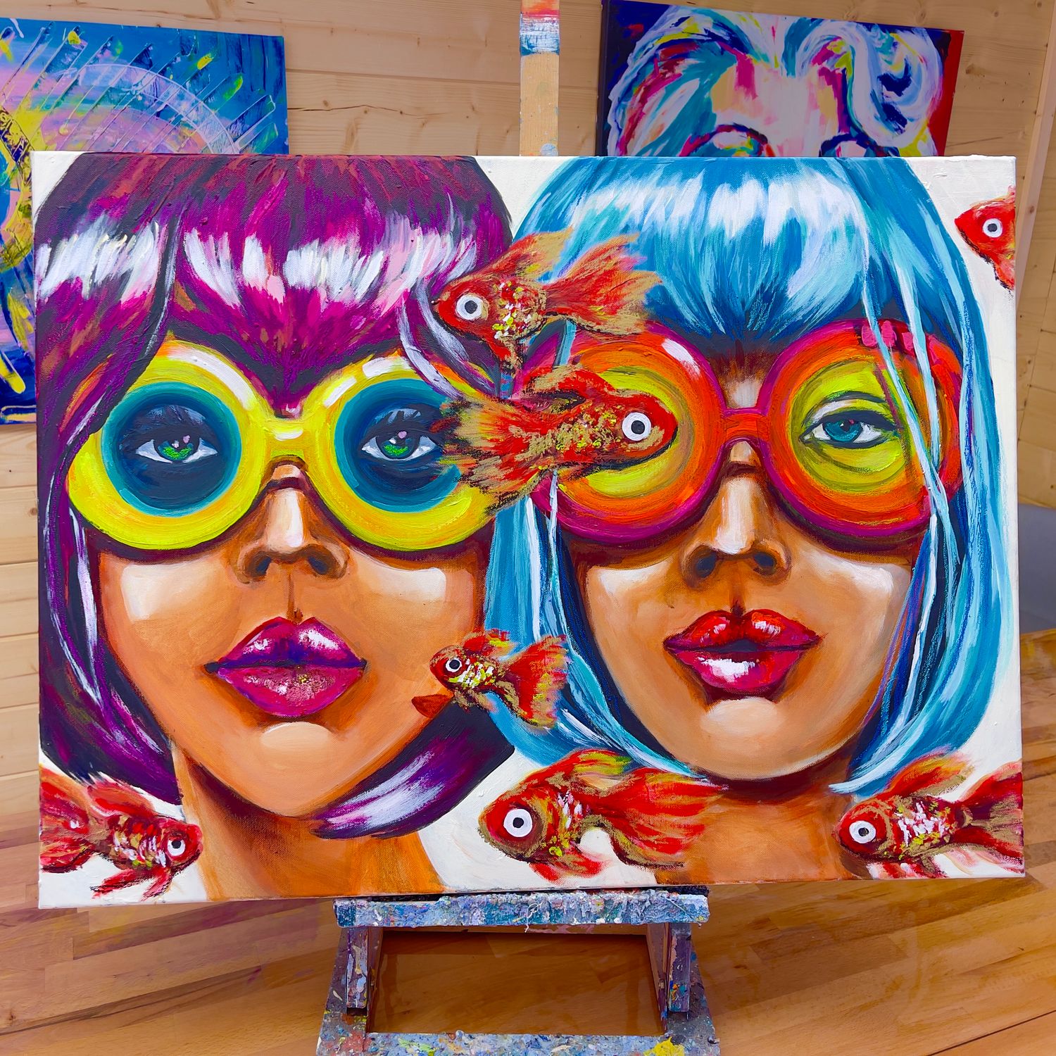 Behind the Glasses
