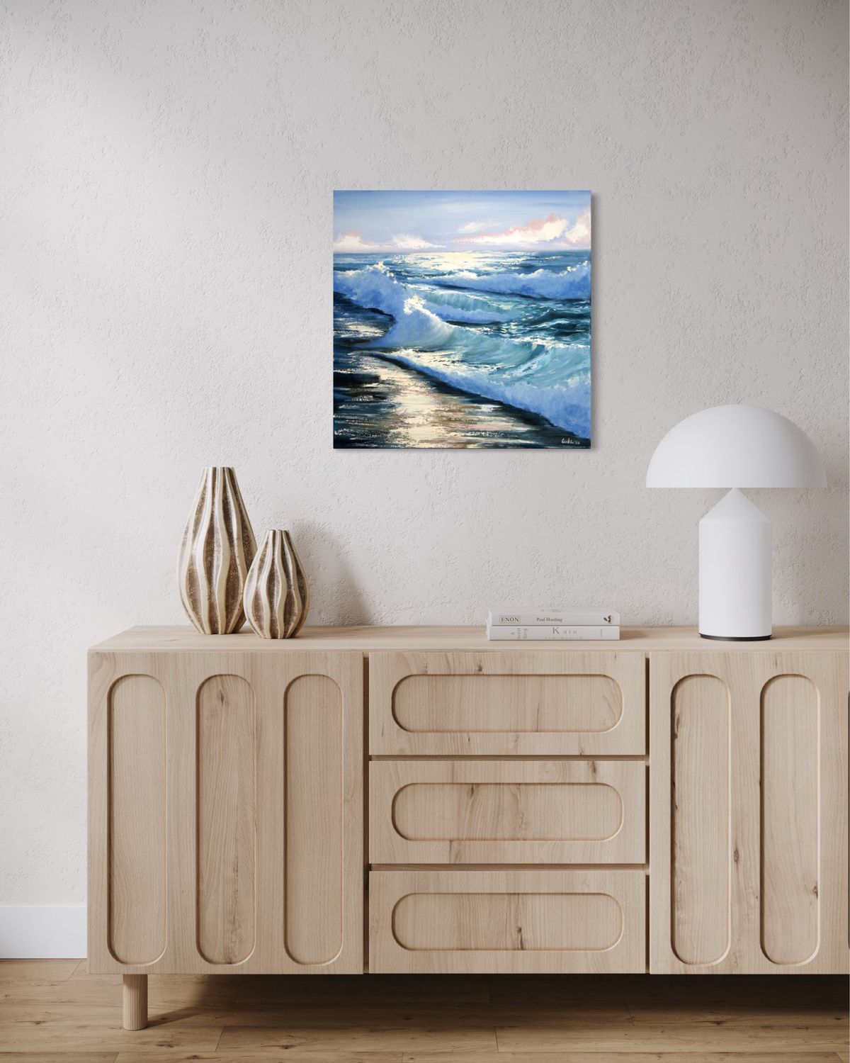 Sea Breeze in Evening Light – A Masterpiece of Nature on Canvas