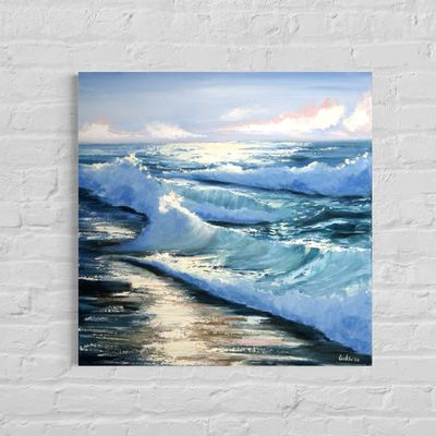 Sea Breeze in Evening Light – A Masterpiece of Nature on Canvas Sea Breeze in Evening Light – A Masterpiece of Nature on Canvas