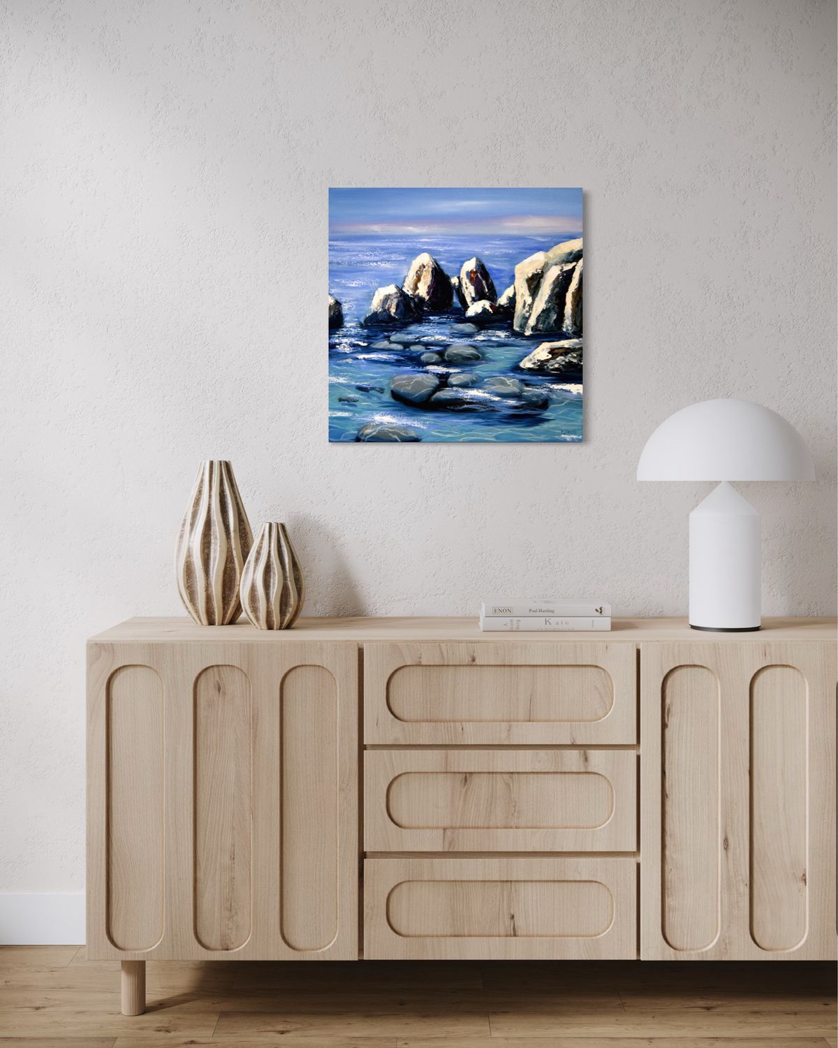Sea Breeze in Evening Light – A Masterpiece of Nature on Canvas