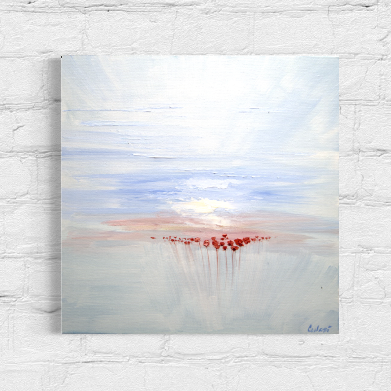 Poppies in the Mist
