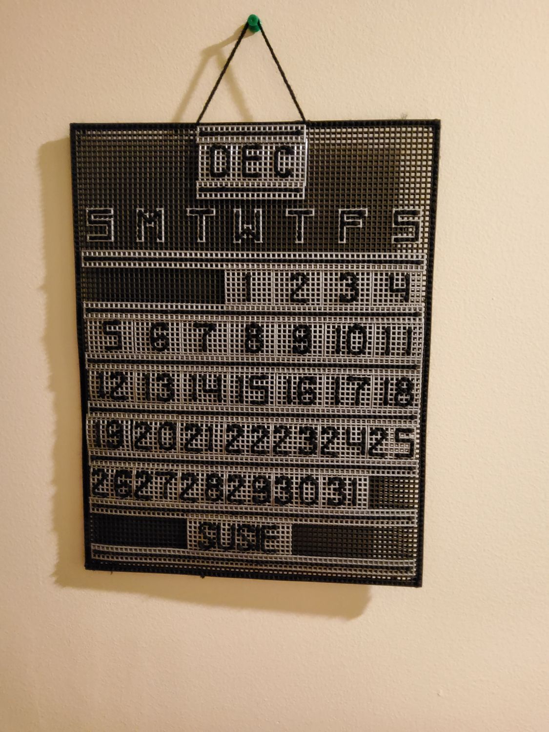 Custom Craft Calendar Primary: Black, Silver. Secondary: Black