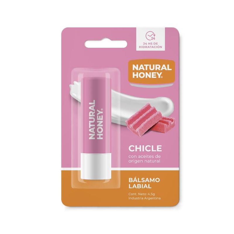 Bálsamo labial Natural Honey, Chicle