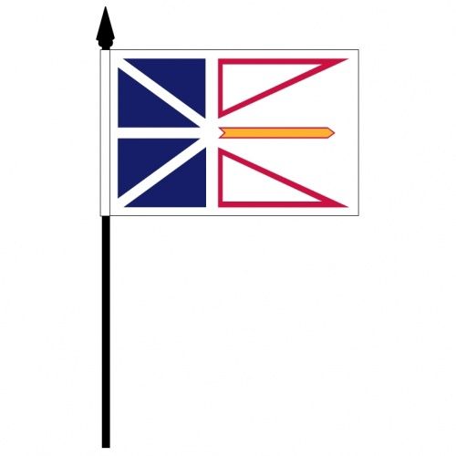 10361 : 12&quot;x18&quot; Flag&gt;Newfoundland