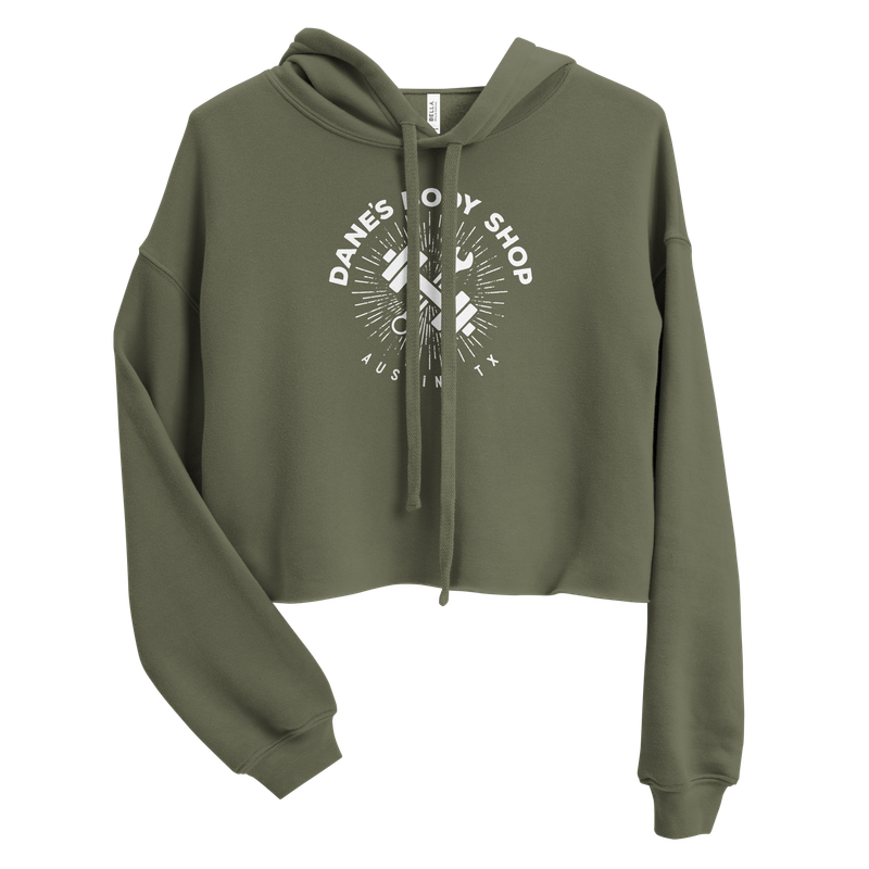 Cropped Pullover Hoodie